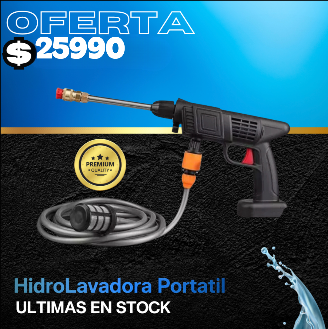 Hidrolavadora Inalambrica + Batería + Adaptador